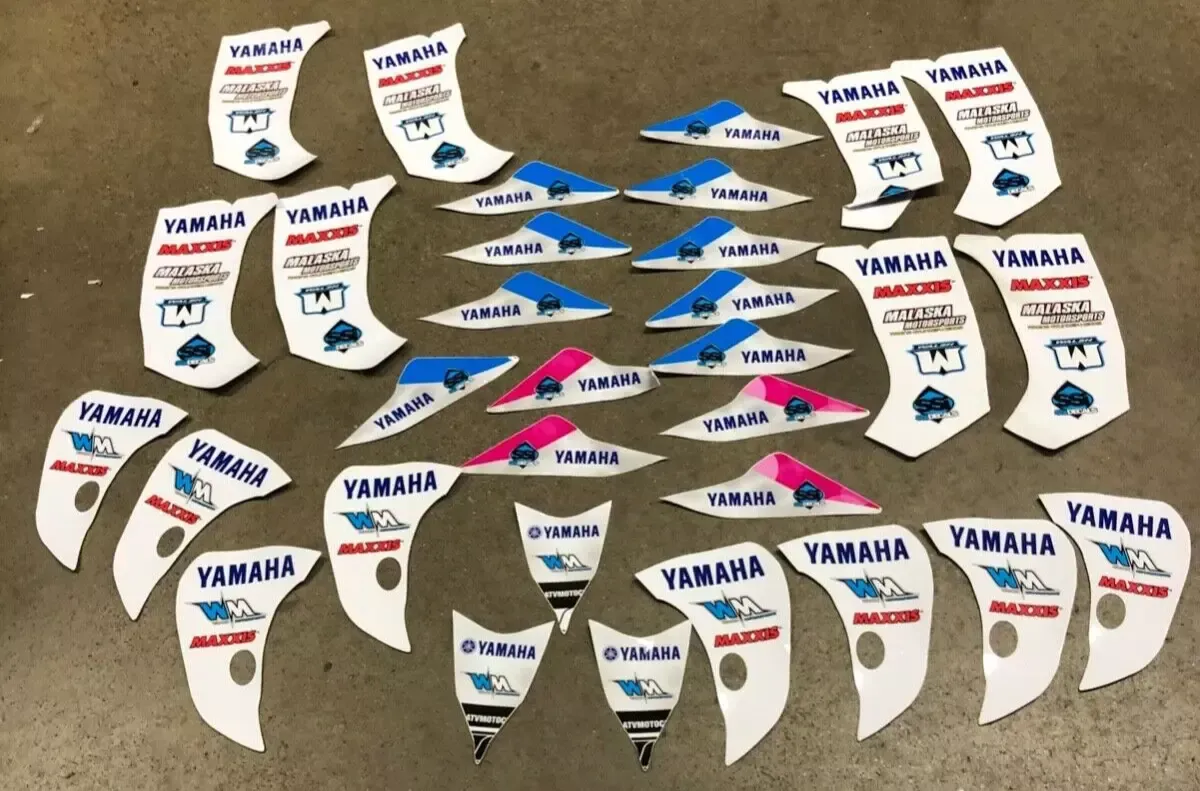 YAMAHA SSI WIENEN MAXXIS DECALS GRAPHICS STICKERS YFZ450R YFZ 450R LOT OF 32