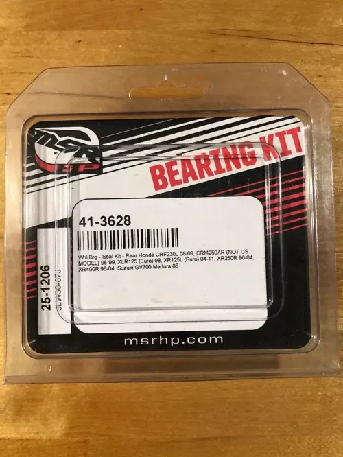 MSR WHEEL BEARING SEAL KIT 41-3628 HONDA CRF230L XR250R XR400R SUZUKI GV700