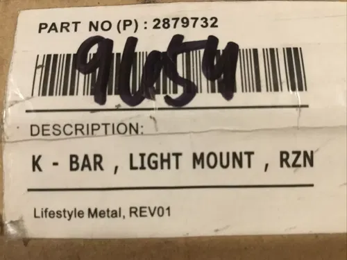 NEW! POLARIS OEM Overhead Light Bar Mount 2014-2015 14 15 RZR 1000 900 XP XP4