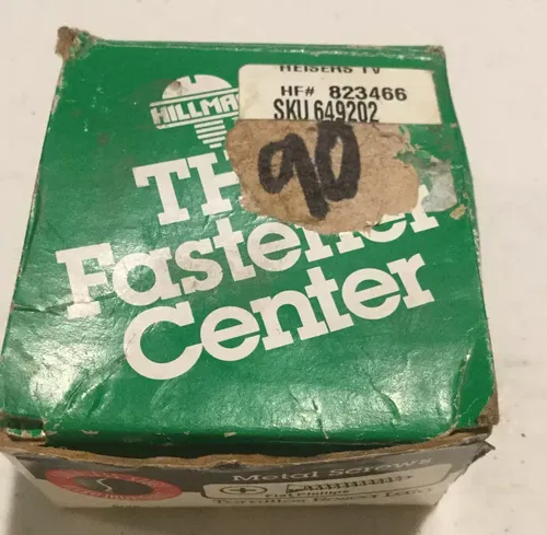 NEW! HILLMAN FASTENER PHILLIPS FLAT HEAD Sheet Metal SCREWS 823466 SET OF 90 8X1
