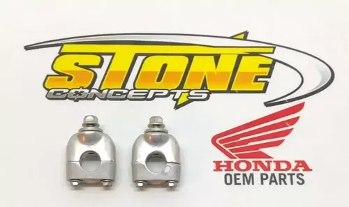 OEM Honda 06-14 TRX450R TRX450ER Handle Bar Handlebar Mounts Clamps 7/8" Inch