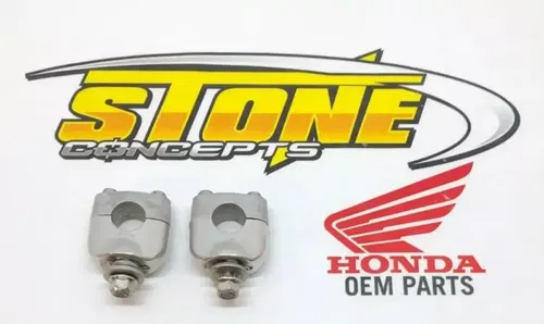 OEM Honda 06-14 TRX450R TRX450ER Handle Bar Handlebar Mounts Clamps 7/8" Inch