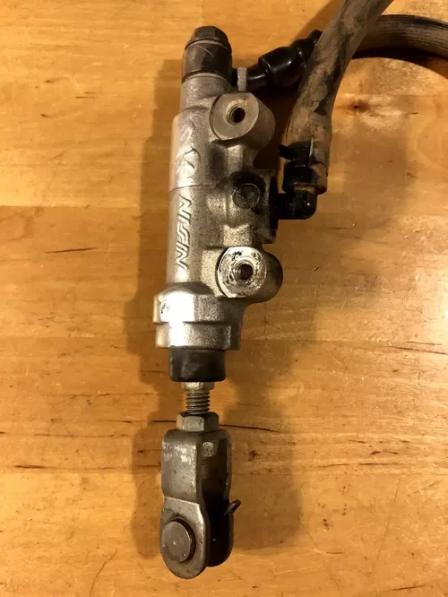 OEM KAWASAKI 2011 KX100 KX 100 REAR BRAKE CALIPER MASTER CYLINDER LINE HOSE