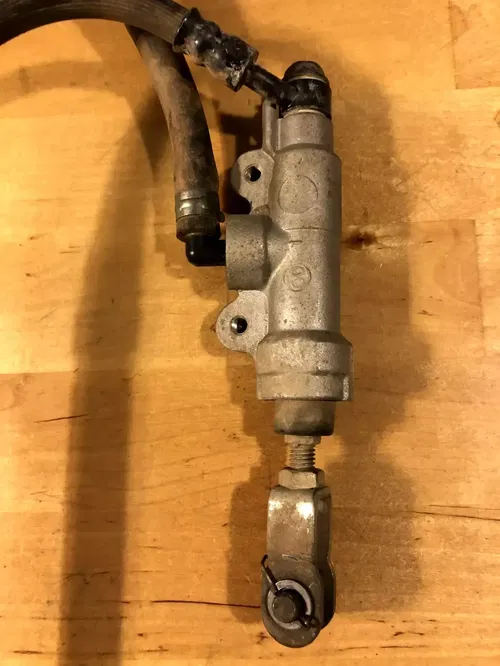 OEM KAWASAKI 2011 KX100 KX 100 REAR BRAKE CALIPER MASTER CYLINDER LINE HOSE