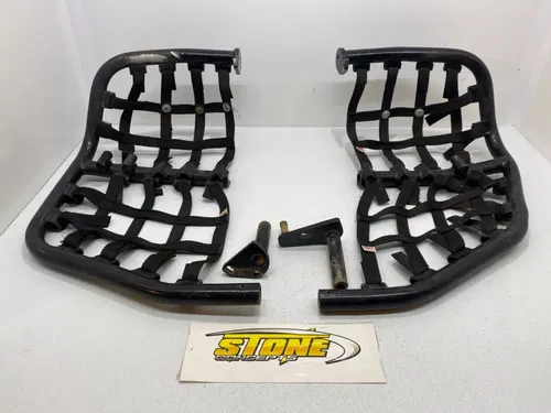 Rath Racing Signature Series Nerf Bars Heel Guards Pegs RAPTOR 125 250 YAMAHA