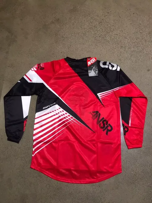 ANSR ANSWER A16 SYNC JERSEY RED BLACK WHITE ADULT MENS M MEDIUM