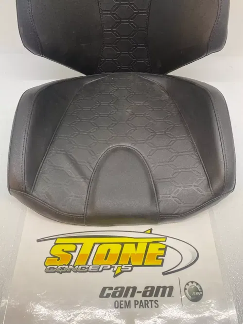 OEM 2024 Can-Am Maverick 1000 R X3 Turbo Black Seat Back Cushion Bottom Can Am