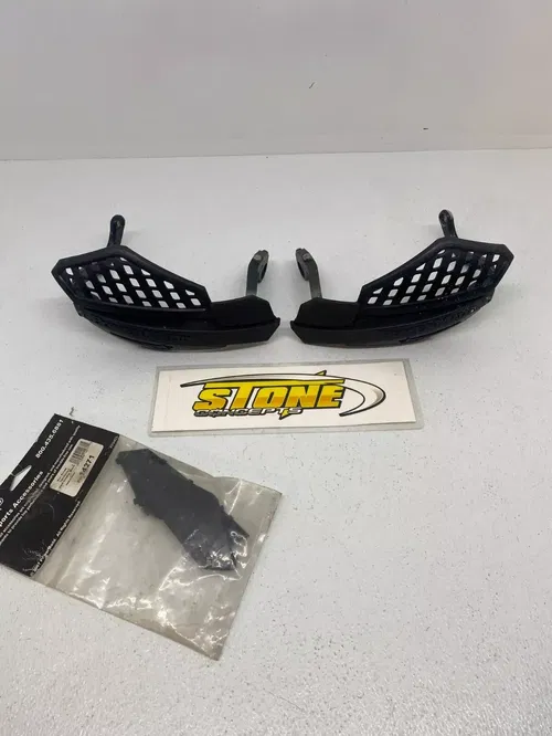 Powermadd Star Series Hand Guards Black Yamaha YFZ450R YZ YFZ450 YZ250 YZF
