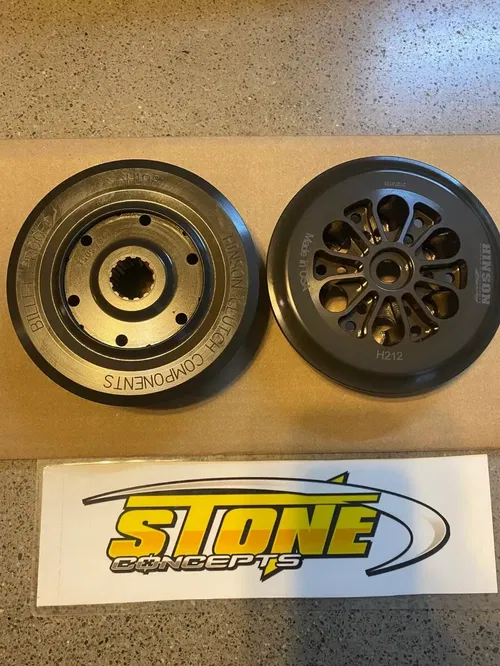 HINSON RACING CLUTCH INNER HUB H198 PRESSURE PLATE H212 YAMAHA YFZ450R YZ450F FX