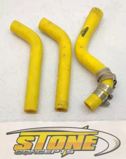 CV4 Yellow Silicone Radiator Hose Hoses Coolant Yamaha 14-25 YFZ450R YFZ 450R