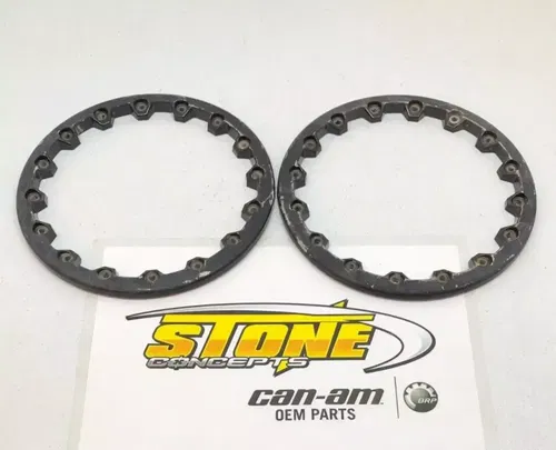 OEM Can-Am Outlander Renegade Beadlock Ring Rim Wheel 12" Set Maverick XXC 1000