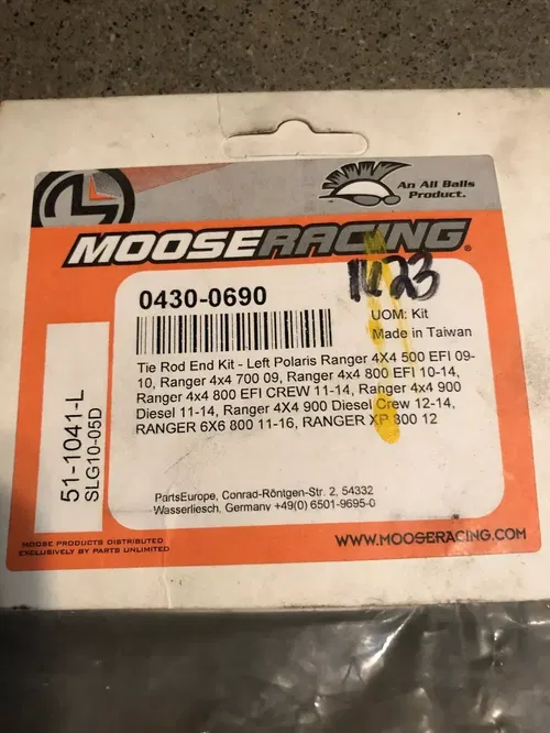 Moose LEFT TIE ROD END KIT Steering Rack & Pinion POLARIS XP 700 800 900 EFI