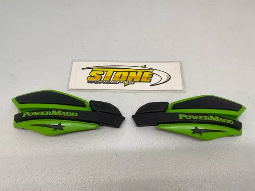 Powermadd Star Series Hand Guards Green KFX450R KFX400 Kawasaki KX