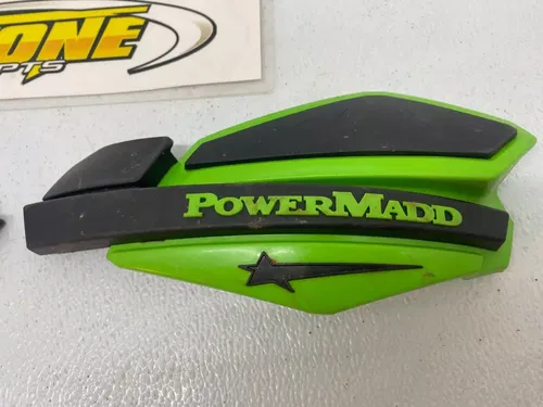 Powermadd Star Series Hand Guards Green KFX450R KFX400 Kawasaki KX