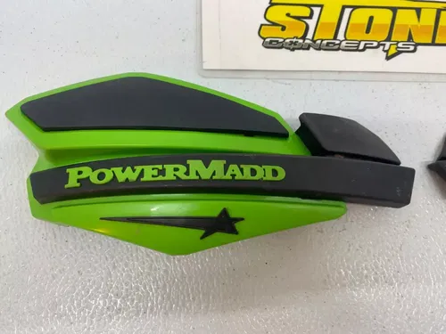 Powermadd Star Series Hand Guards Green KFX450R KFX400 Kawasaki KX