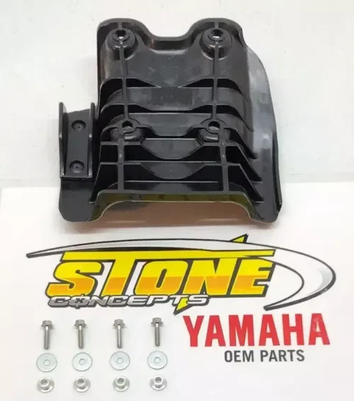 New OEM 09-25 Yamaha YFZ450R YFZ450X Rear Back Swingarm Guard Skid Plate & Bolts