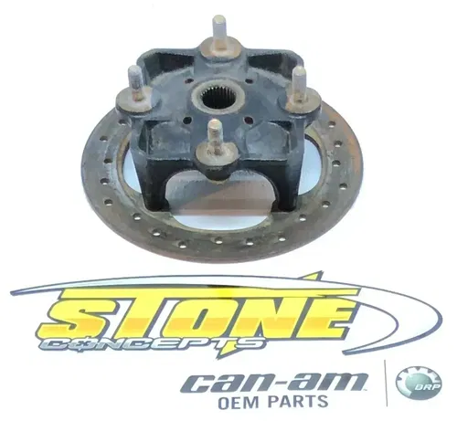 OEM 17-22 CAN-AM MAVERICK X3 FRONT REAR WHEEL HUB & REAR ROTOR 705502122