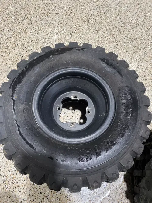 REAR DWT 9" BEADLOCK WHEELS & MAXXIS TIRES 20X11X9 HONDA SUZUKI KAWASAKI 4/110