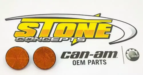 SET Can-Am 705011221 ORANGE Reflector Outlander MAVERICK RENEGADE 570 650 1000R