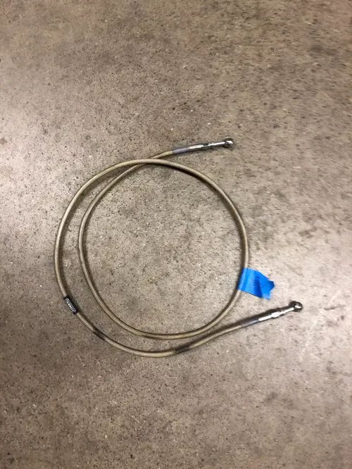 STAINLESS STEEL BRAIDED FRONT REAR BRAKE LINE HOSE TRX450R 400EX YFZ450R LTR450