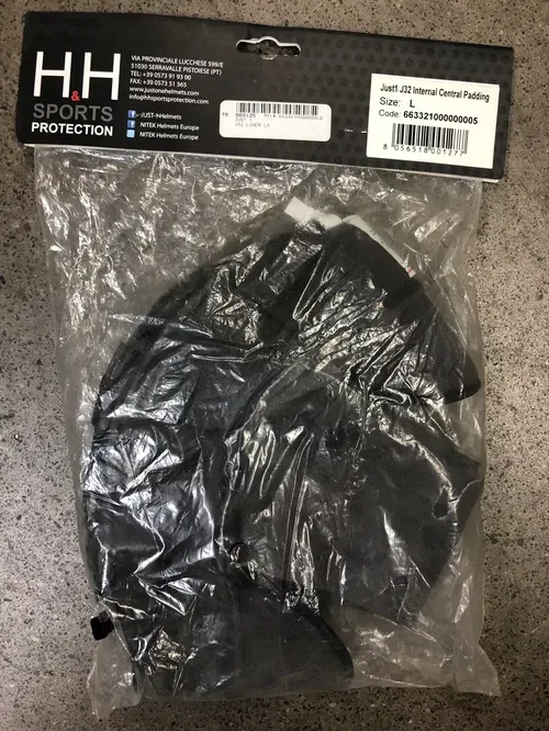 JUST1 J32 HELMET TOP CAP LINER LINING INTERNAL CENTRAL PAD PADDING LARGE LG L