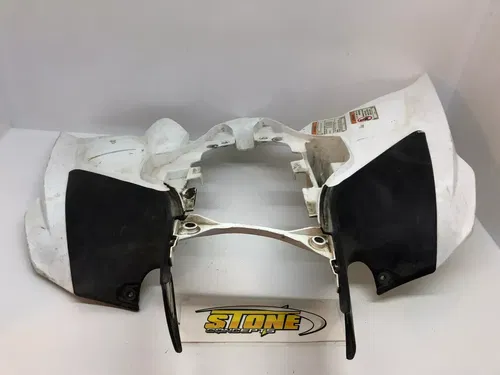 YAMAHA YFZ450R PLASTIC REAR WHITE FENDERS FENDER 18P 09 10 11 12 13 18P YFZ 450R
