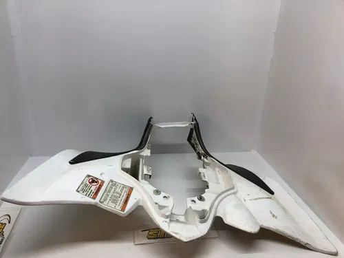 YAMAHA YFZ450R PLASTIC REAR WHITE FENDERS FENDER 18P 09 10 11 12 13 18P YFZ 450R