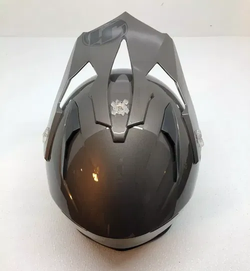 JUST1 J14 Solid Carbon Helmet Grey Gray Gloss Small S Dual Sport UTV Motorcycle