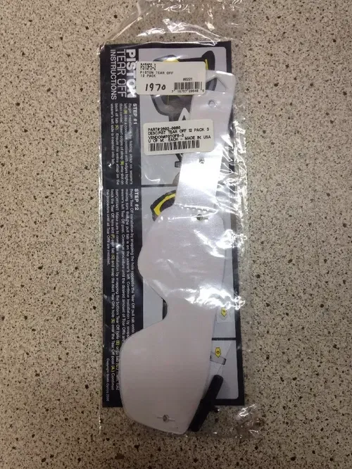 SMITH 36 CLEAR PISTON TEAR OFFS OFF TEAROFFS TEAROFF TEAROFFS TEAR-OFFS TEAR-OFF