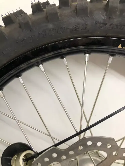 NEW 2018-2025 BLACK HONDA CRF450R CRF250R FRONT WHEEL TIRE DUNLOP DID 80/100-21