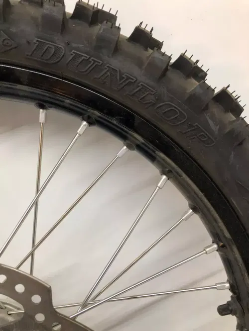 NEW 2018-2025 BLACK HONDA CRF450R CRF250R FRONT WHEEL TIRE DUNLOP DID 80/100-21