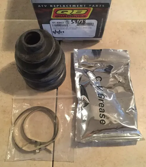QUADBOSS UTV ATV FRONT INNER CV Boot KIT RANGER 800 SPORTSMAN 550 850 EFI