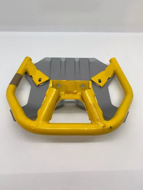 NEW OEM CAN-AM RENEGADE 1000 XXC FRONT BUMPER GUARD SKID PLATE METAL 2023 YELLOW