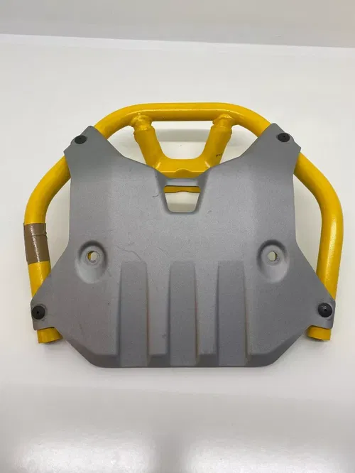 NEW OEM CAN-AM RENEGADE 1000 XXC FRONT BUMPER GUARD SKID PLATE METAL 2023 YELLOW