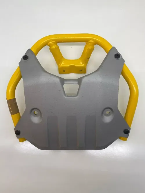 NEW OEM CAN-AM RENEGADE 1000 XXC FRONT BUMPER GUARD SKID PLATE METAL 2023 YELLOW