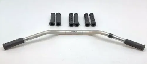 OEM Yamaha Silver 5D3-13 Handlebars 1 1/8" Handle Bars Fatbars Fat Bars + Grips