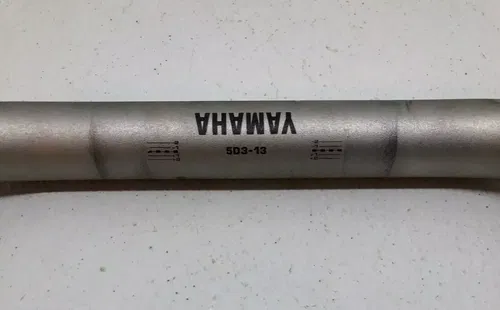 OEM Yamaha Silver 5D3-13 Handlebars 1 1/8" Handle Bars Fatbars Fat Bars + Grips