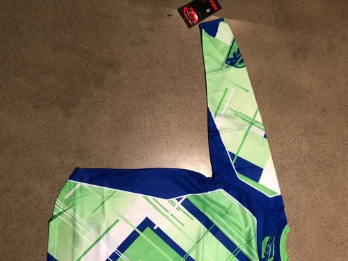 MSR M13 MAXAIR BLUE GREEN JERSEY RACING ADULT MENS SIZES M MEDIUM L LARGE 2XL