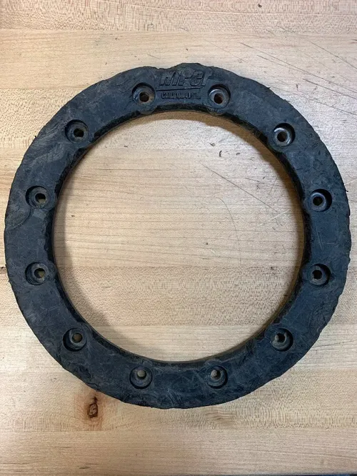 9" BLACK HIPER CARBON FIBER REAR WHEEL BEADLOCK RING CF1 TECH3 RINGS KFX