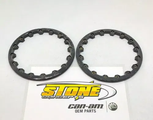 OEM Can-Am Outlander Renegade Beadlock Ring Rim Wheel 12" Set Maverick XXC 1000