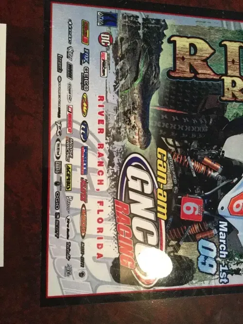 CAN-AM ATV MX GNCC RACING PLAQUE AWARD LAEGER'S TRX250R YFZ450R 250R RIVER RANCH
