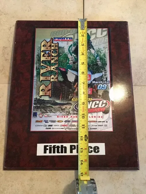 CAN-AM ATV MX GNCC RACING PLAQUE AWARD LAEGER'S TRX250R YFZ450R 250R RIVER RANCH