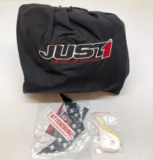 JUST1 J14 Helmet Line Silver White Gloss X Small XS Dual Sport UTV MX Motorcycle
