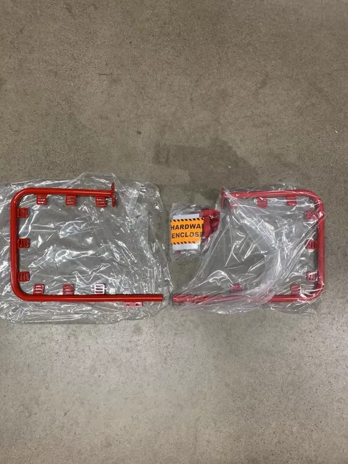 DG PERFORMANCE RED NETS 1987-2009 NERF BARS HONDA TRX300EX 300EX 250X TRX250X