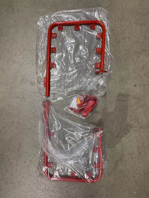 DG PERFORMANCE RED NETS 1987-2009 NERF BARS HONDA TRX300EX 300EX 250X TRX250X