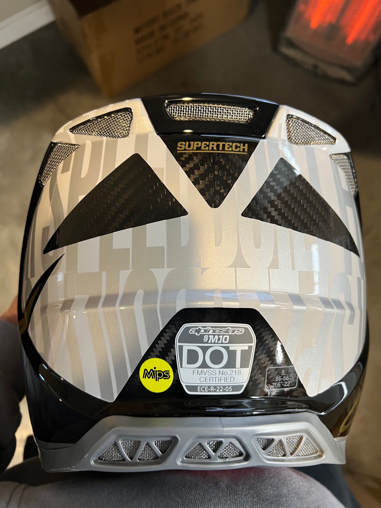 Alpinestar Supertech M10 Carbon Alloy Helmet MX Locker