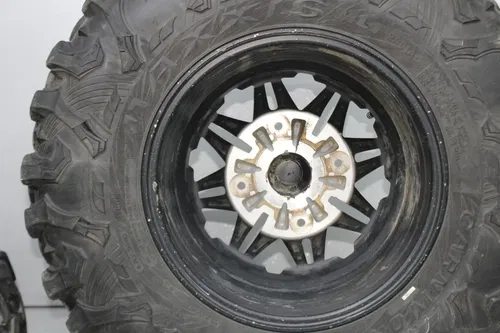 23 KAWASAKI TERYX KRX 1000 KRF1000 BEADLOCK FRONT REAR BACK WHEELS RIMS SET