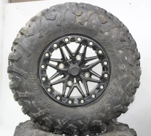 23 KAWASAKI TERYX KRX 1000 KRF1000 BEADLOCK FRONT REAR BACK WHEELS RIMS SET