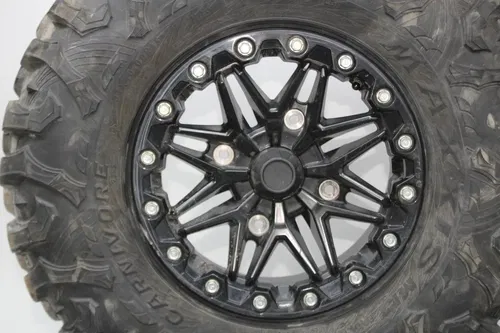 23 KAWASAKI TERYX KRX 1000 KRF1000 BEADLOCK FRONT REAR BACK WHEELS RIMS SET