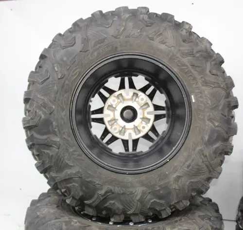 23 KAWASAKI TERYX KRX 1000 KRF1000 BEADLOCK FRONT REAR BACK WHEELS RIMS SET